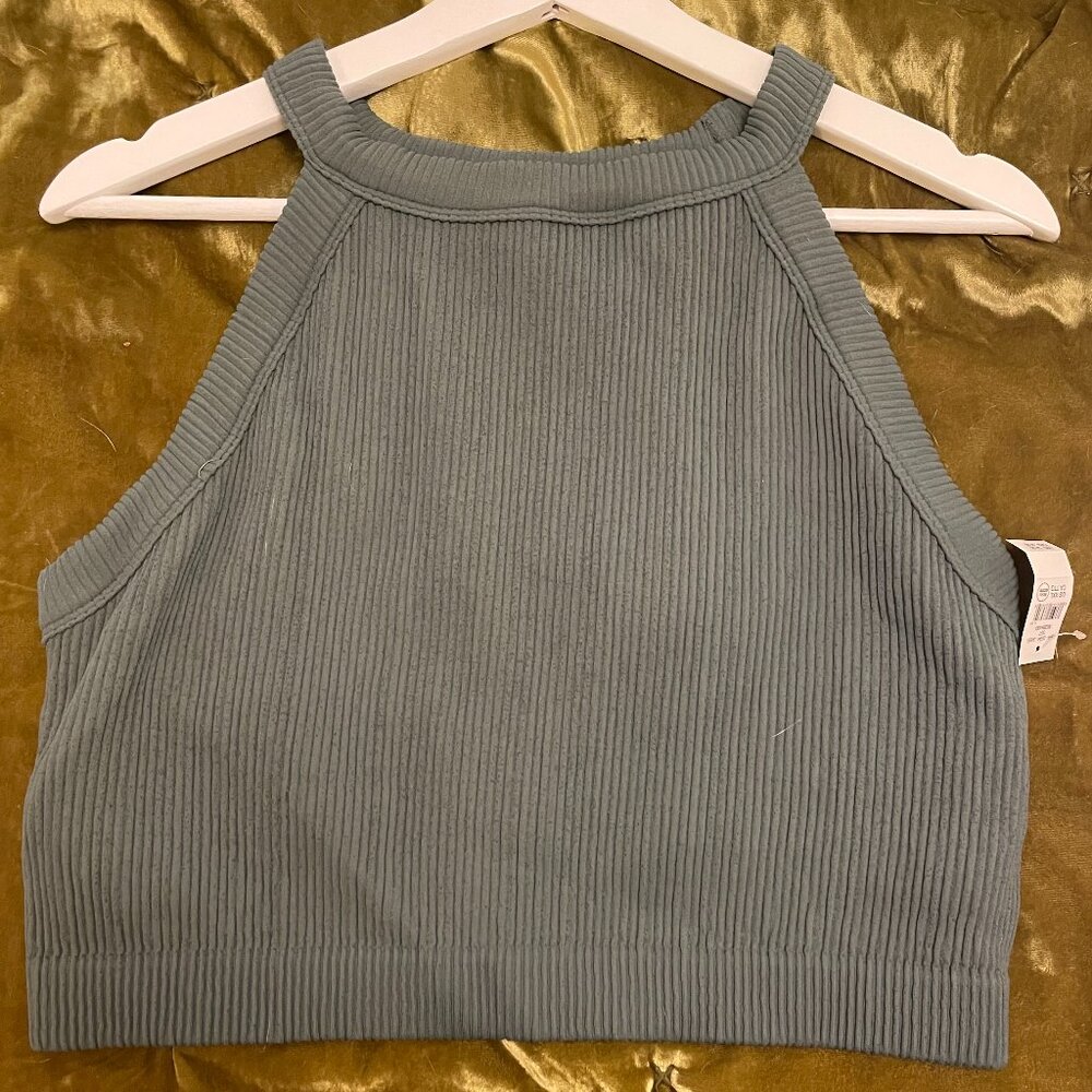 Aerie Seamless High Neck Bra Top